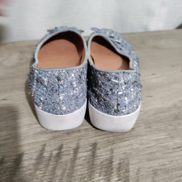 Fitflop Women's SUPERCHIC Luxe Tweed Ballet Flats Textile Size 7.5 - Picture 4 of 8